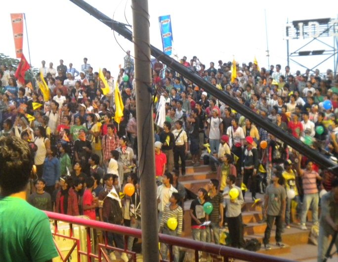 Festival crowd event